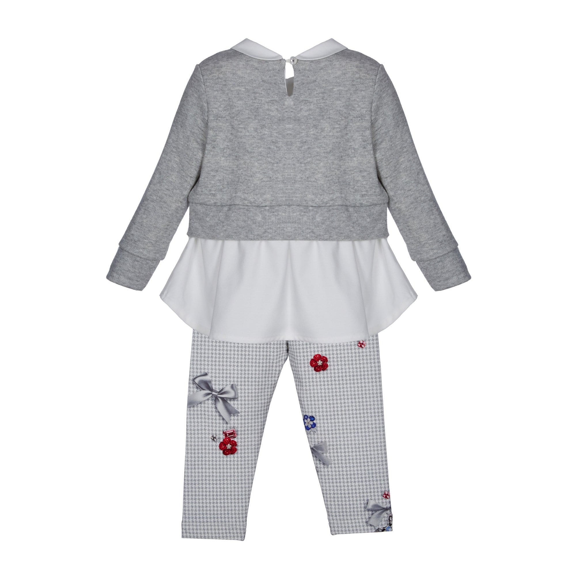 LAPIN HOUSE - Dogtooth Jewel Legging Set - Grey