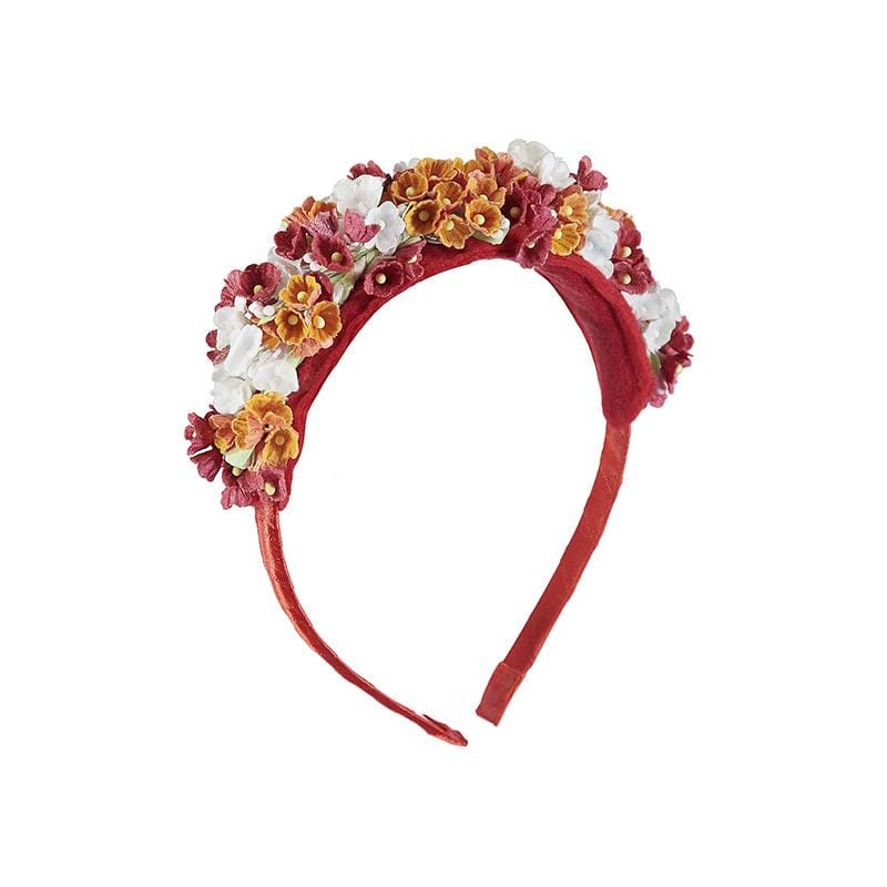 MAYORAL - Flower Hairband - Red