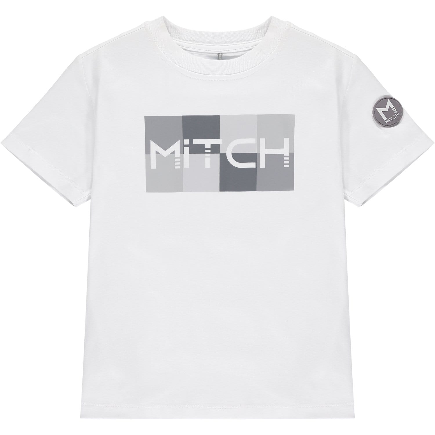 MITCH - Pennsylvania Square T Shirt - White