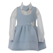 Daga - Into The Blue Pinafore Set - Blue