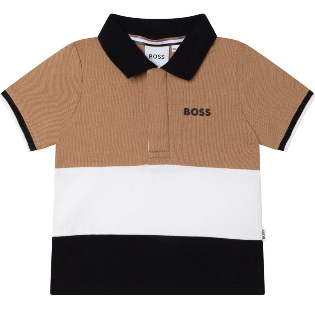 HUGO BOSS - Polo Shirt -  Stone