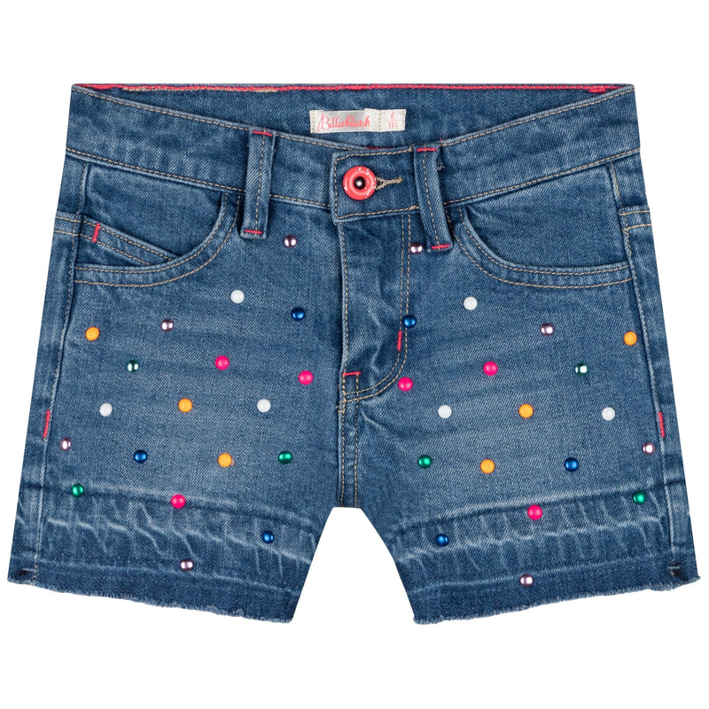 Blue jean hot sale short set