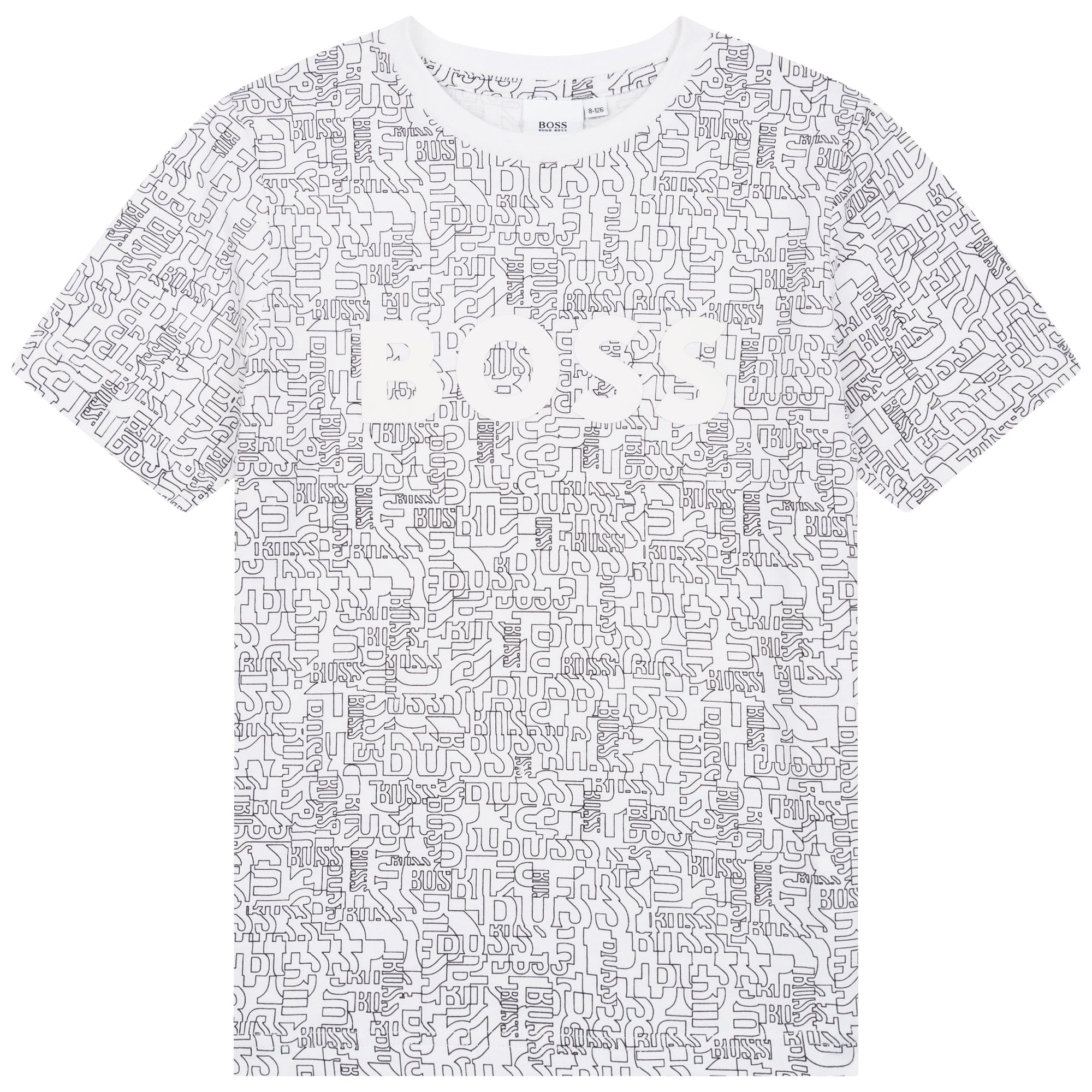 HUGO BOSS - Patern Tee-Shirt - White