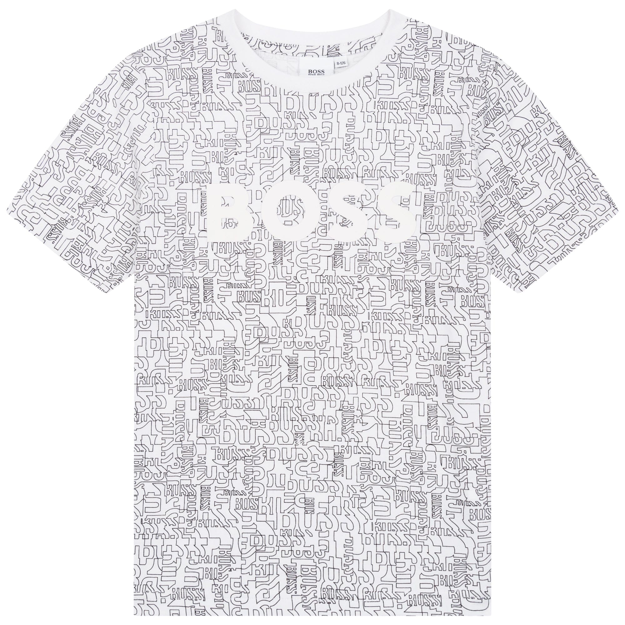 HUGO BOSS - Patern Tee-Shirt - White