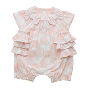 LITTLE A - Gloria Summer Bloom Rose Shortie - White