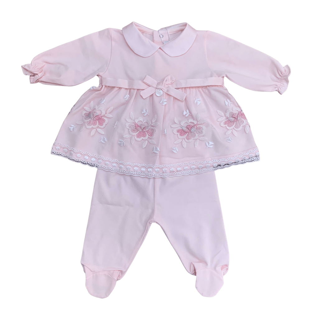 BARCELLINO - Lace Two Piece - Pink