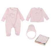 SOFIJA - Diamanté Detail Gift Boxed Two Piece Set - Pink