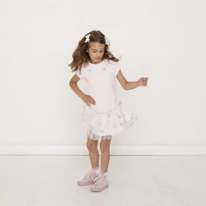 Daga - Polka Dot Dress - Pink