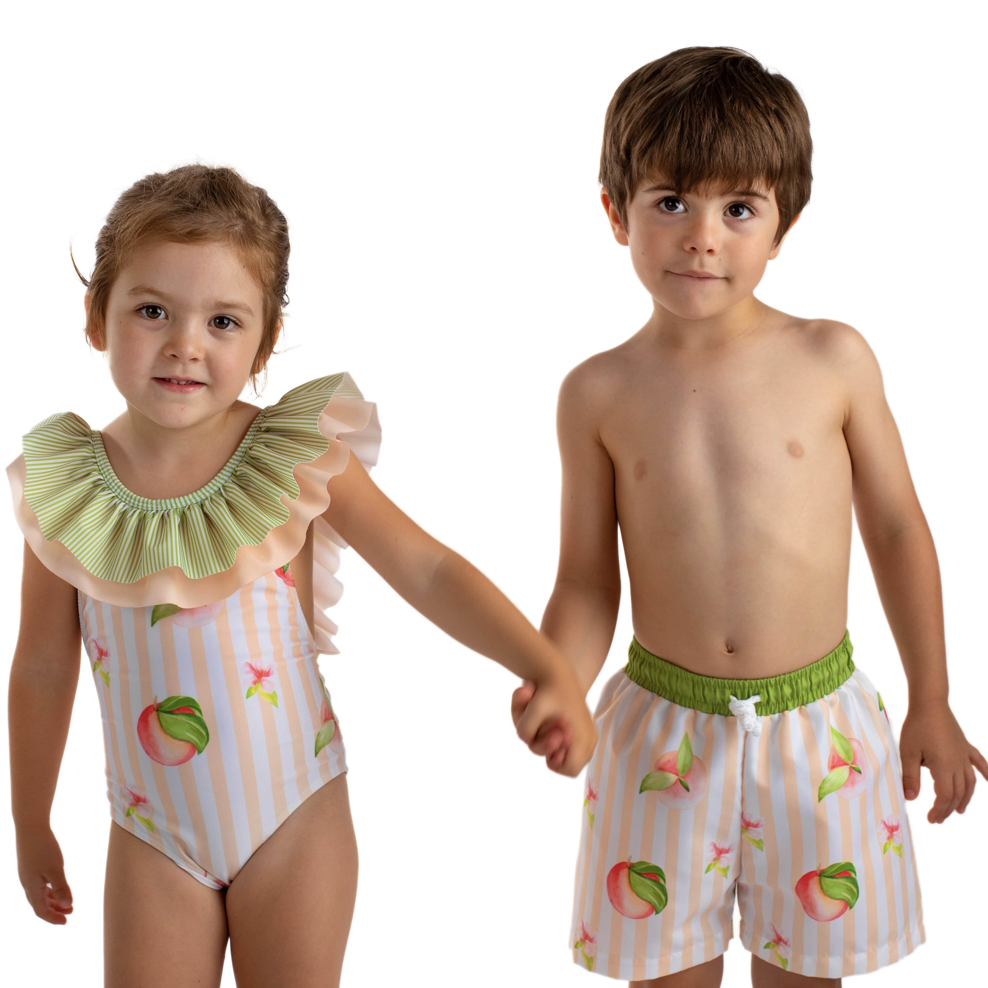 MEIA PATA - Ibiza Peaches Print Swimsuit