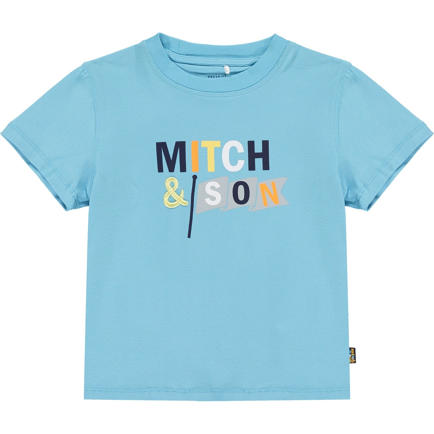 MITCH & SON - Cooper Flag Logo Short Set - Turquoise