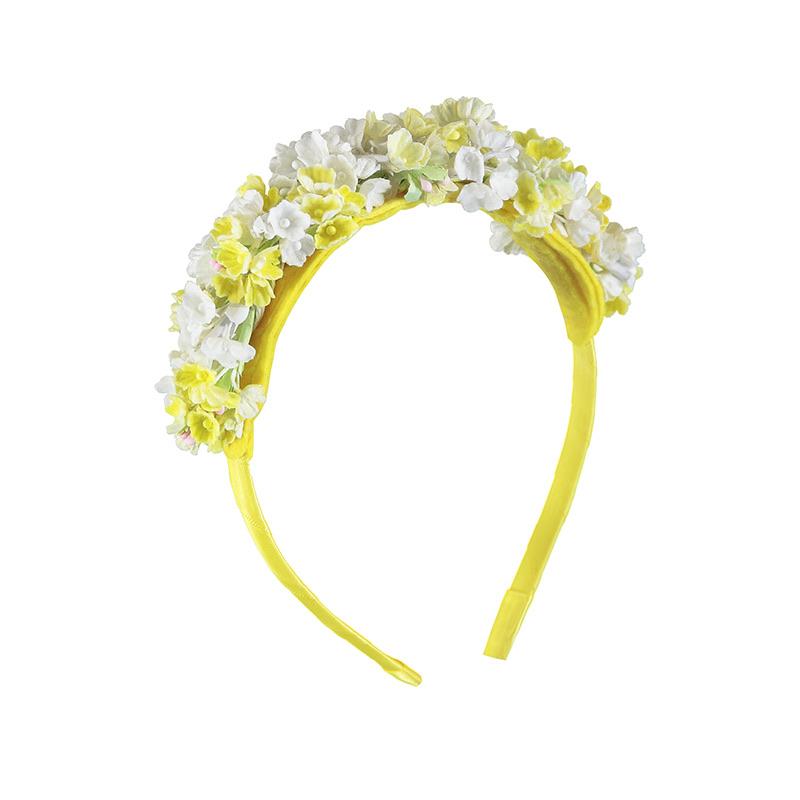 MAYORAL - Flower Hairband - Yellow