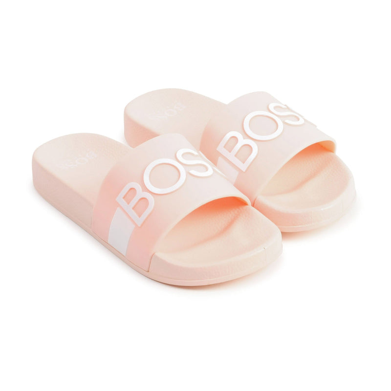 HUGO BOSS New Style Sliders Pink Bluebells Boutique