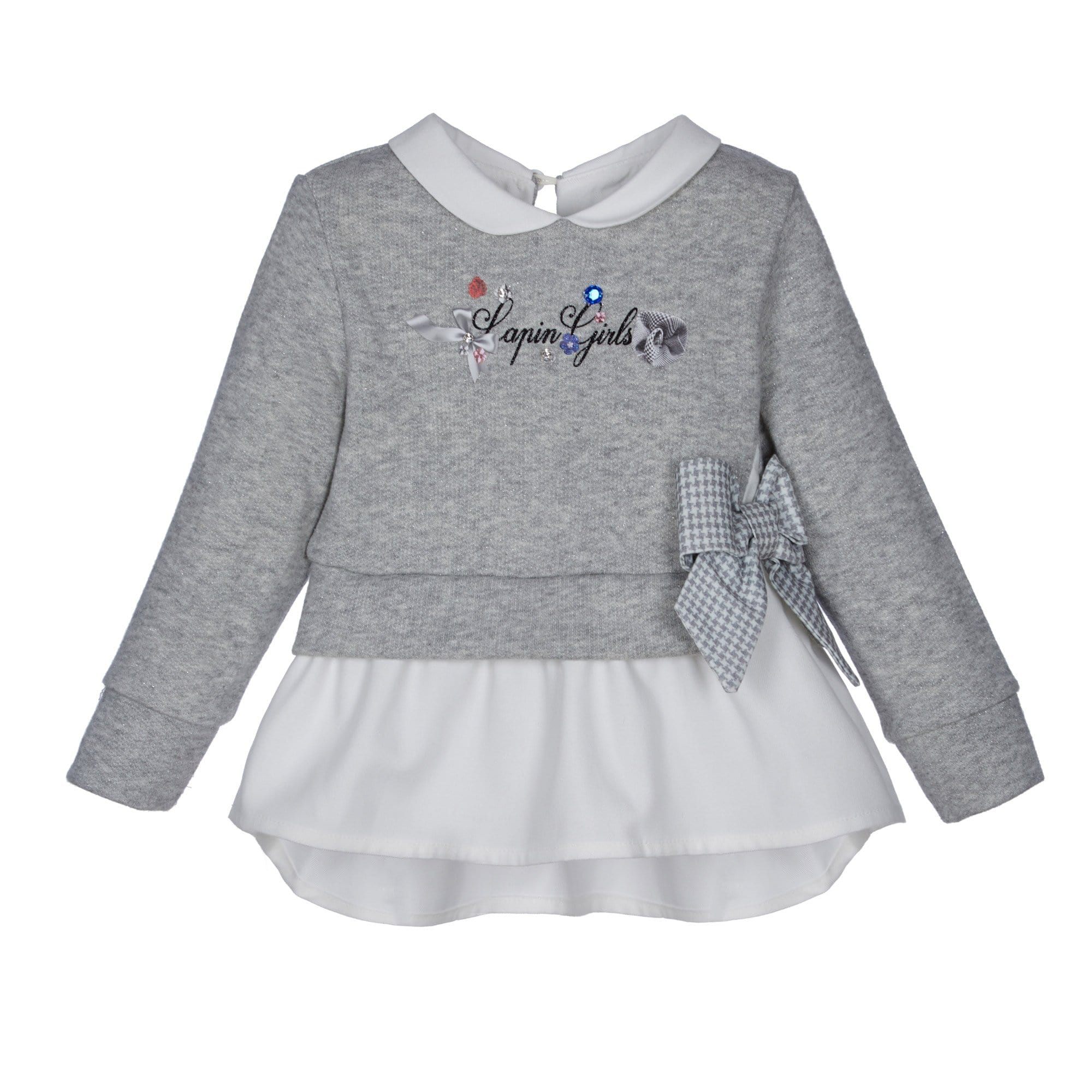 LAPIN HOUSE - Dogtooth Jewel Legging Set - Grey