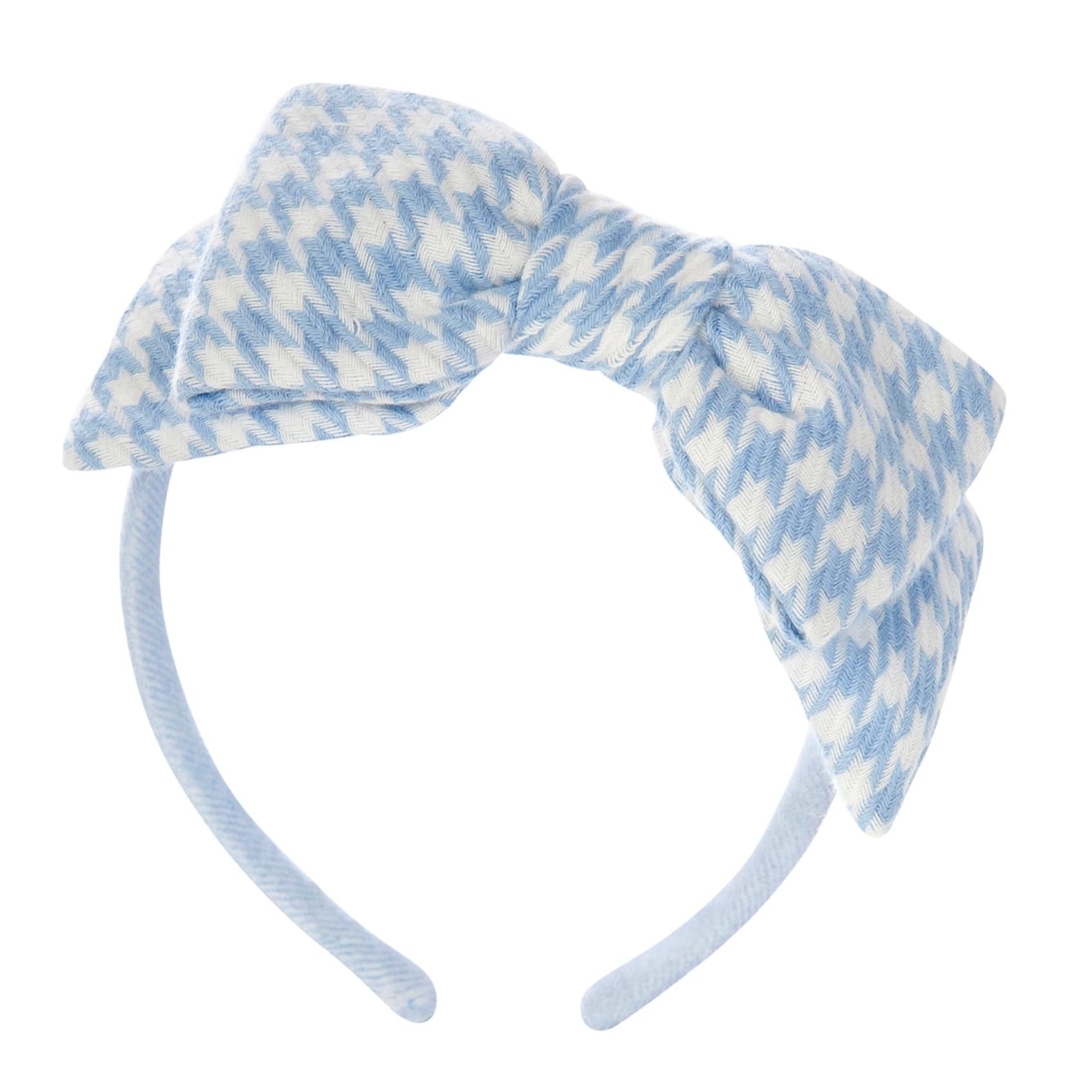 BALLOON CHIC - Dog Tooth Hairband - Blue