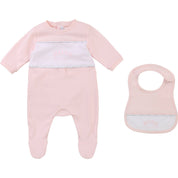 HUGO BOSS - Pyjamas & Bib Set - Pink / White
