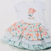 DAGA - Peachy Rose Skirt Set
