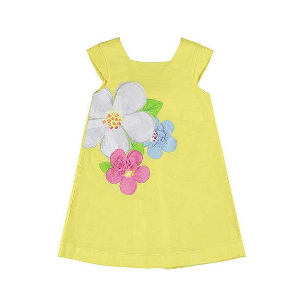 MAYORAL - Flower Dress - Yellow