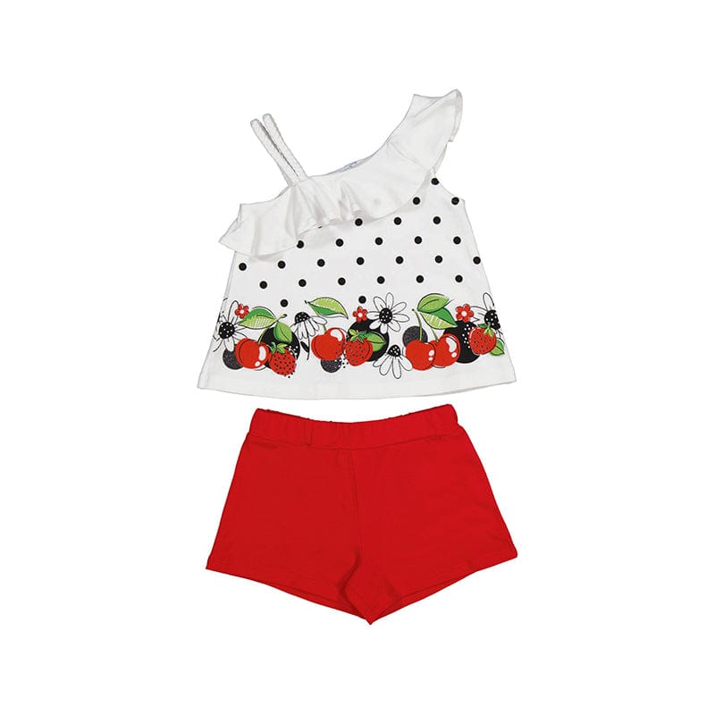 MAYORAL - Berry Short Set - Red