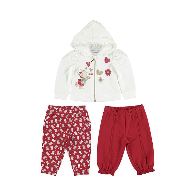 Mayoral - Bear Two Pack Trouser Tracksuit - Red
