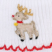 MAGNOLIA BABY - Rudolph & Santa Socks - White