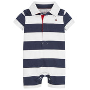 TOMMY HILFIGER - Rugby Striped Romper