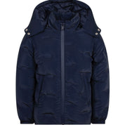 HUGO BOSS - Logo Puffer -  Navy