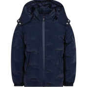 HUGO BOSS - Logo Puffer -  Navy