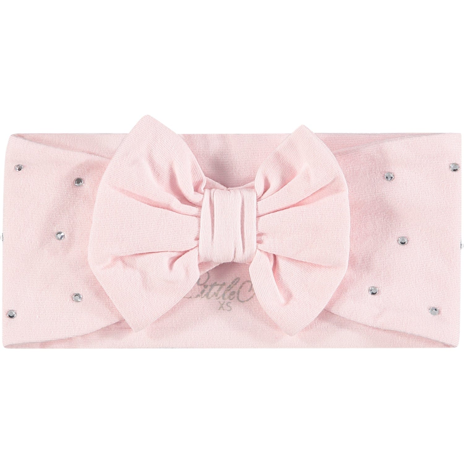 LITTLE A - Etta Diamante Headband - Baby Pink