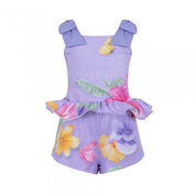 LAPIN HOUSE - Floral Playsuit - Lilac