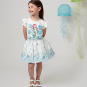 CARAMELO KIDS - Mermaid Skirt Set - Blue