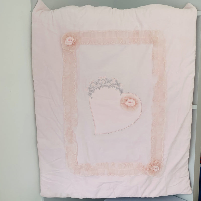 SOFIJA - Velour Diamanté Blanket - Pink