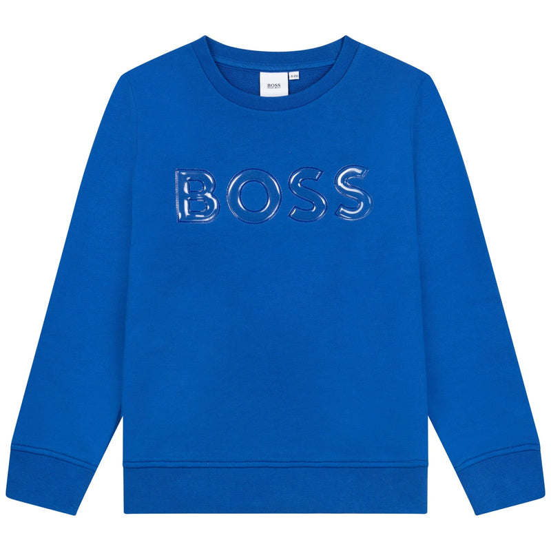 Boss on sale blue sweatshirt