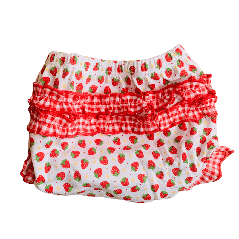 MAGNOLIA BABY - Fresh Strawberries Dress & Socks - Red
