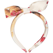 A DEE - Missy Teddy Bow Hairband - Cream