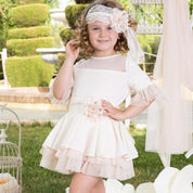 BABINE - Ceremonial Skirt Set - Cream