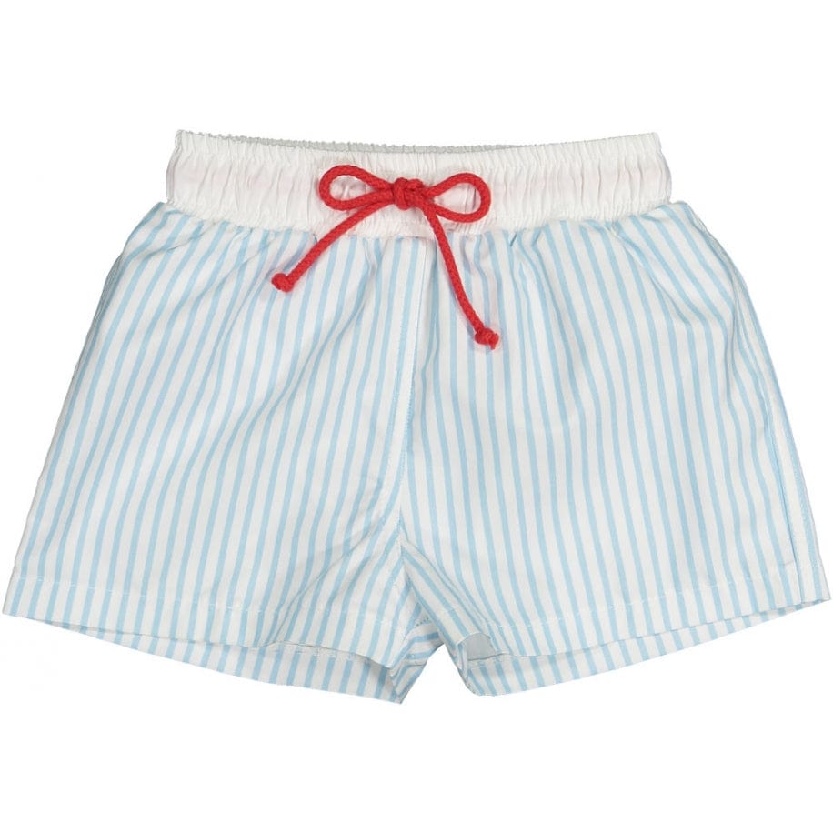 SAL & PIMENTA - Stripe Cherries Swim Shorts - White