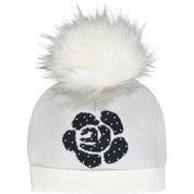 A DEE - Toni Rose Hat - White