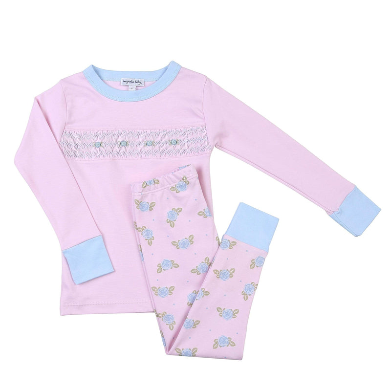 MAGNOLIA BABY - Celeste Smocked Pyjamas - Pink