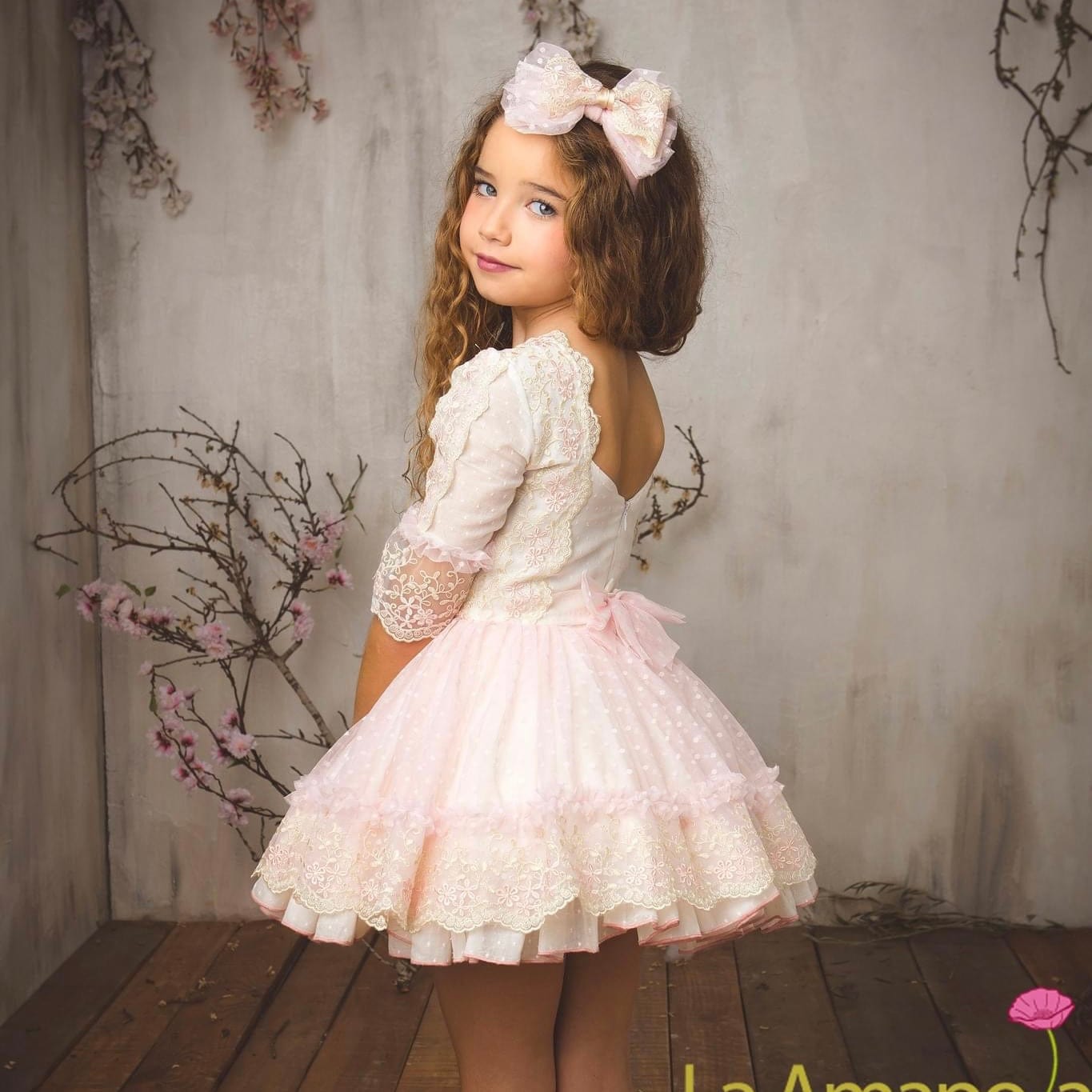 LA AMAPOLA - Princess Dress - Pink