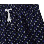 HUGO BOSS - Logo Pattern Swim Short - Blue