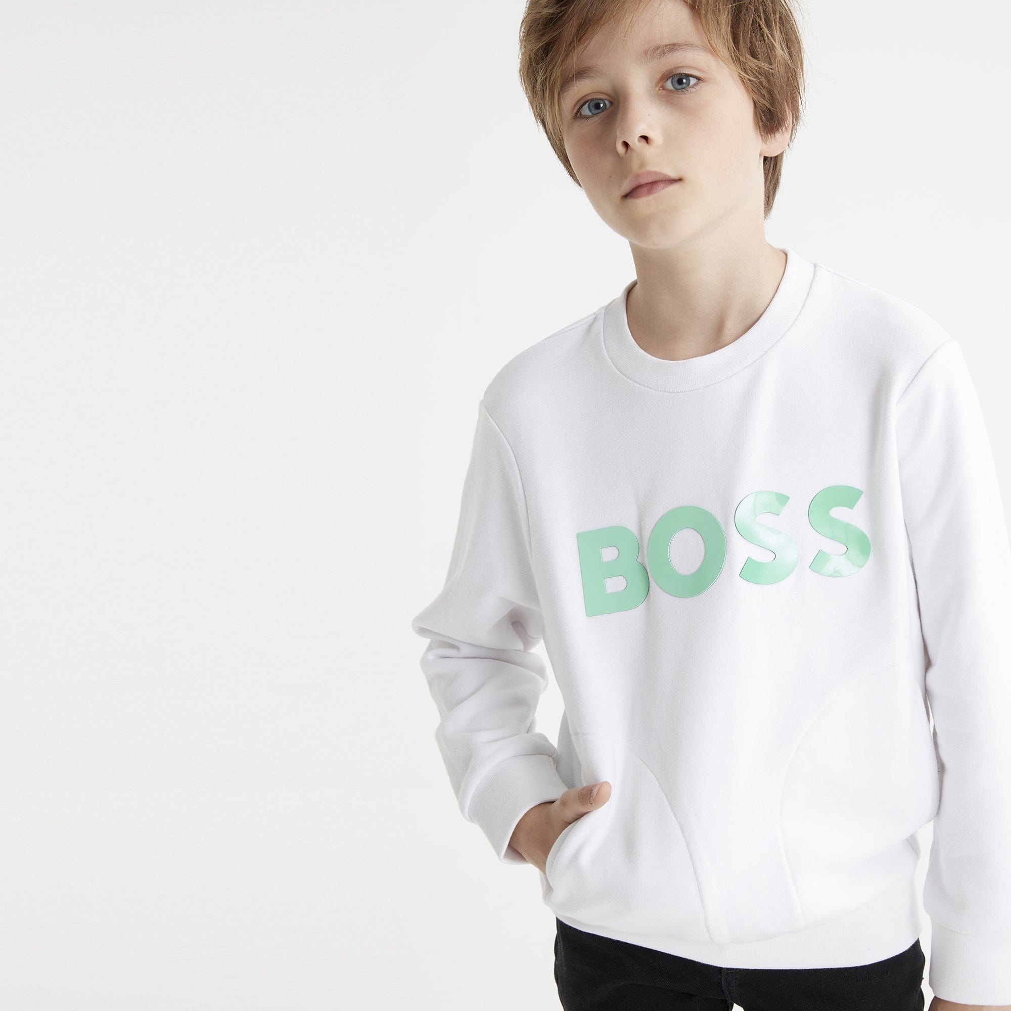 HUGO BOSS - Sweatshirt - White
