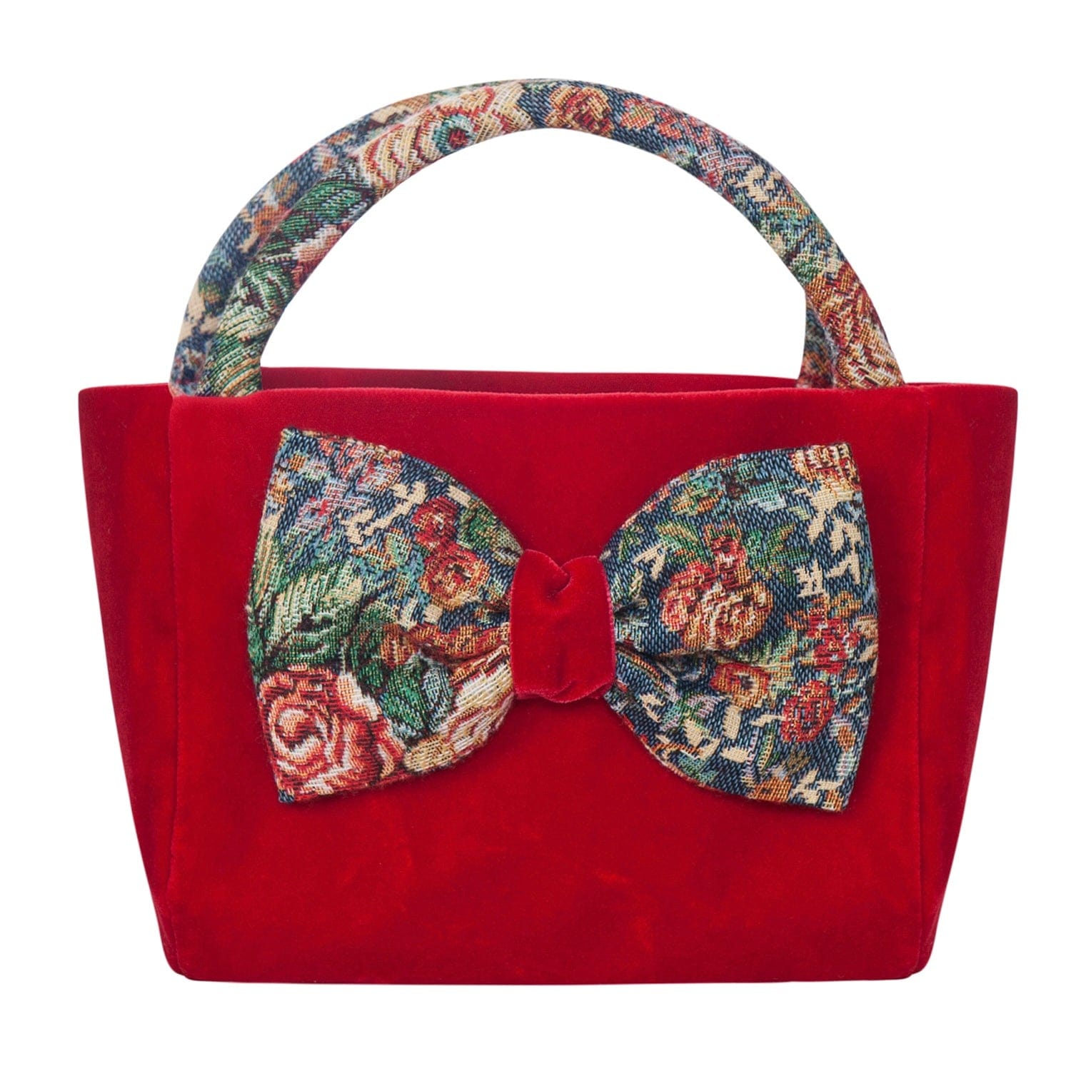 BALLOON CHIC - Tapestry Handbag - Red
