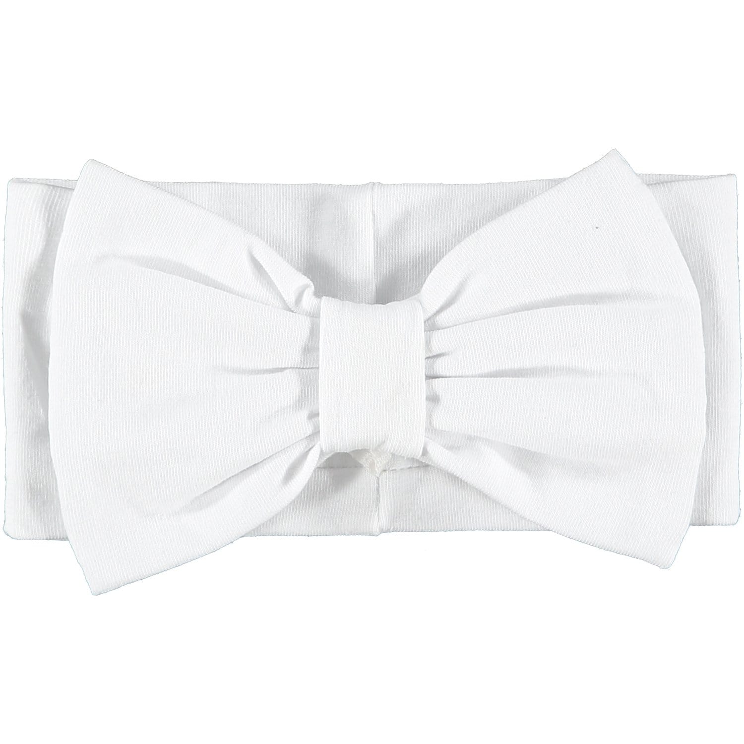 LITTLE A - Bow Hairband - White