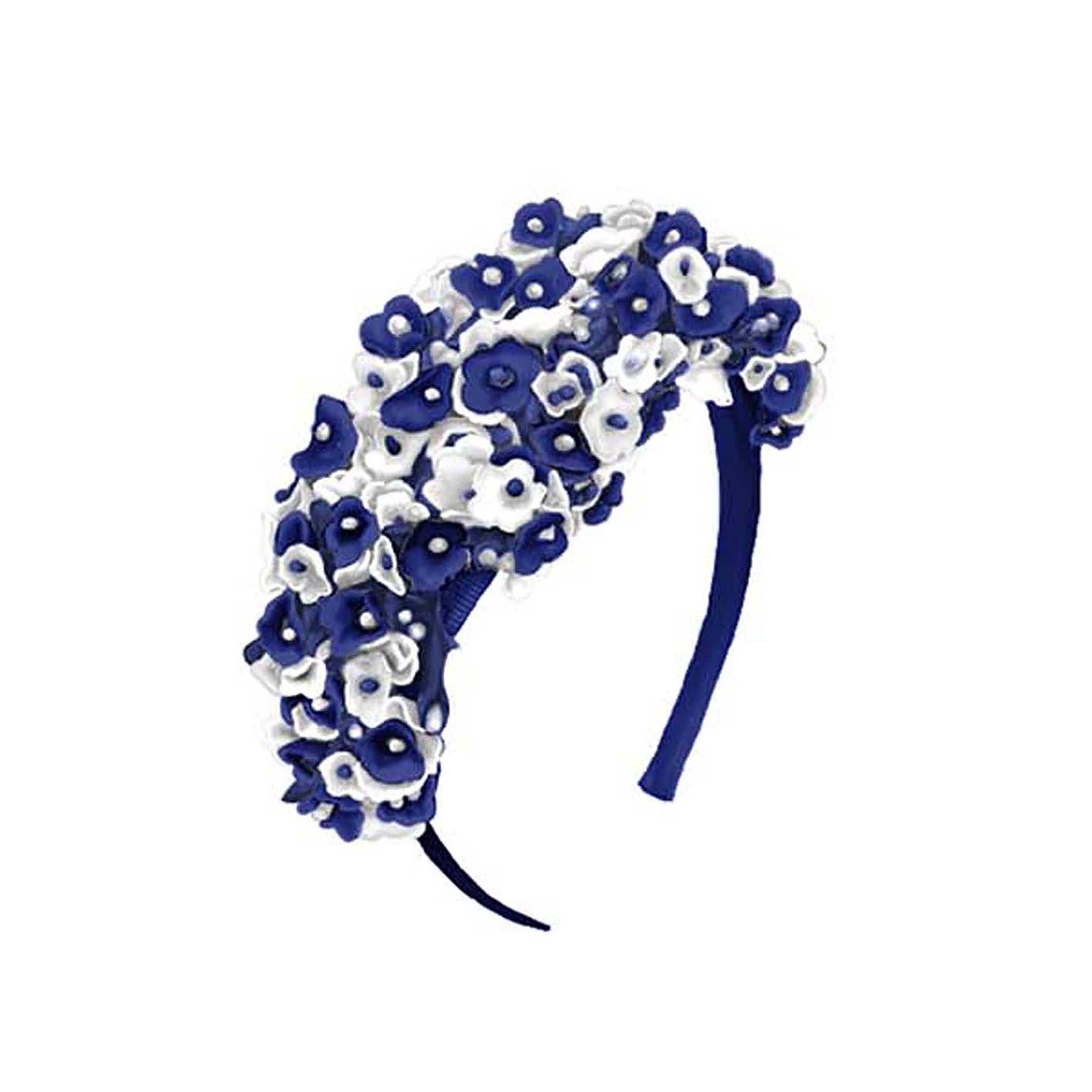 MAYORAL - Flower Hairband - Blue