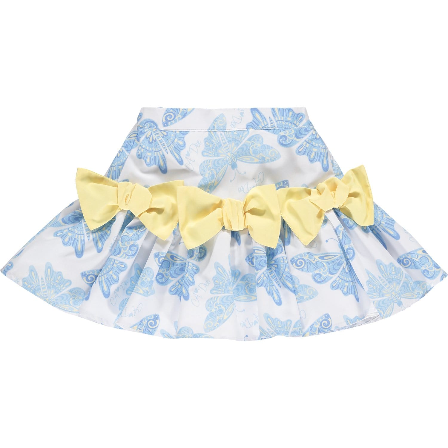 A DEE - Jenny & Jacklyn Butterfly Skirt Set - Lemon