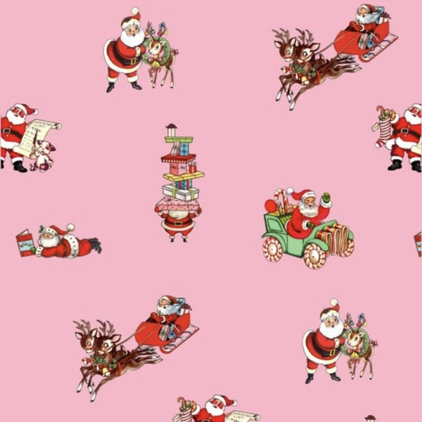 SAL & PIMENTA - Busy Santa Pyjamas - Pink