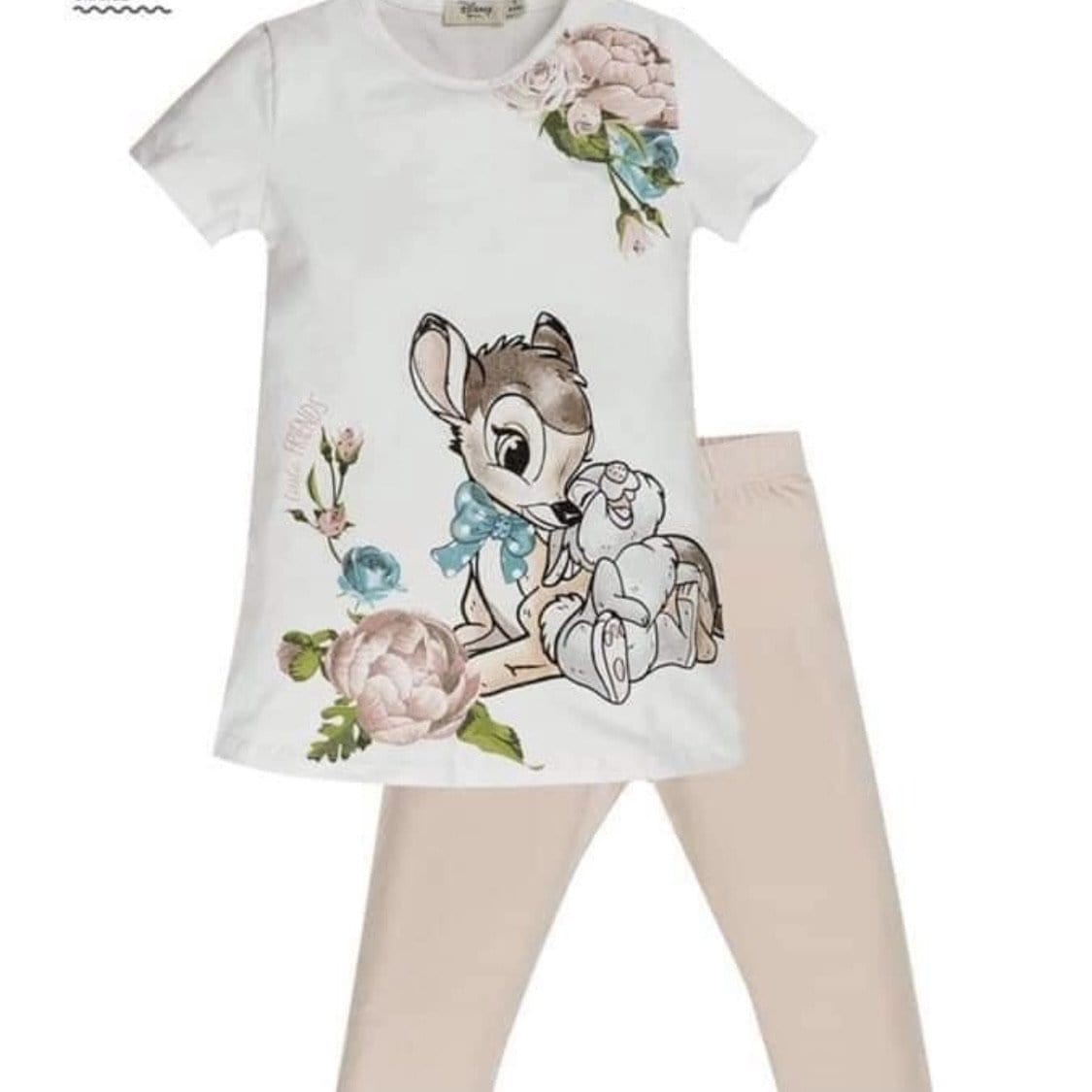 EMC - Disney Bambi Top & Plain Leggings Set