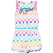 A DEE - Polka Dot Playsuit