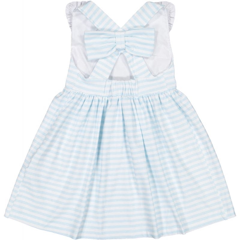 SAL & PIMENTA - Blue Bows Dress - White