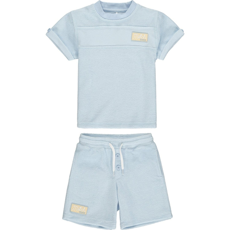 MITCH & SON - Terry Towelling Short Set - Blue